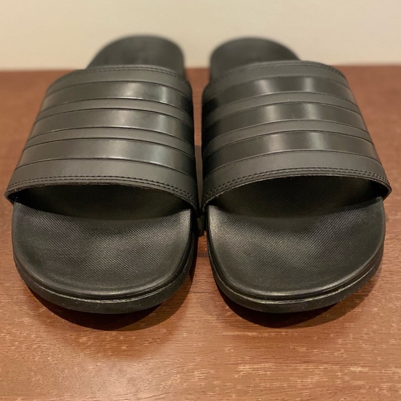 Adidas, Sz M8/W9, Black, Adilette Comfort Slides - EUC - Picture 2 of 9
